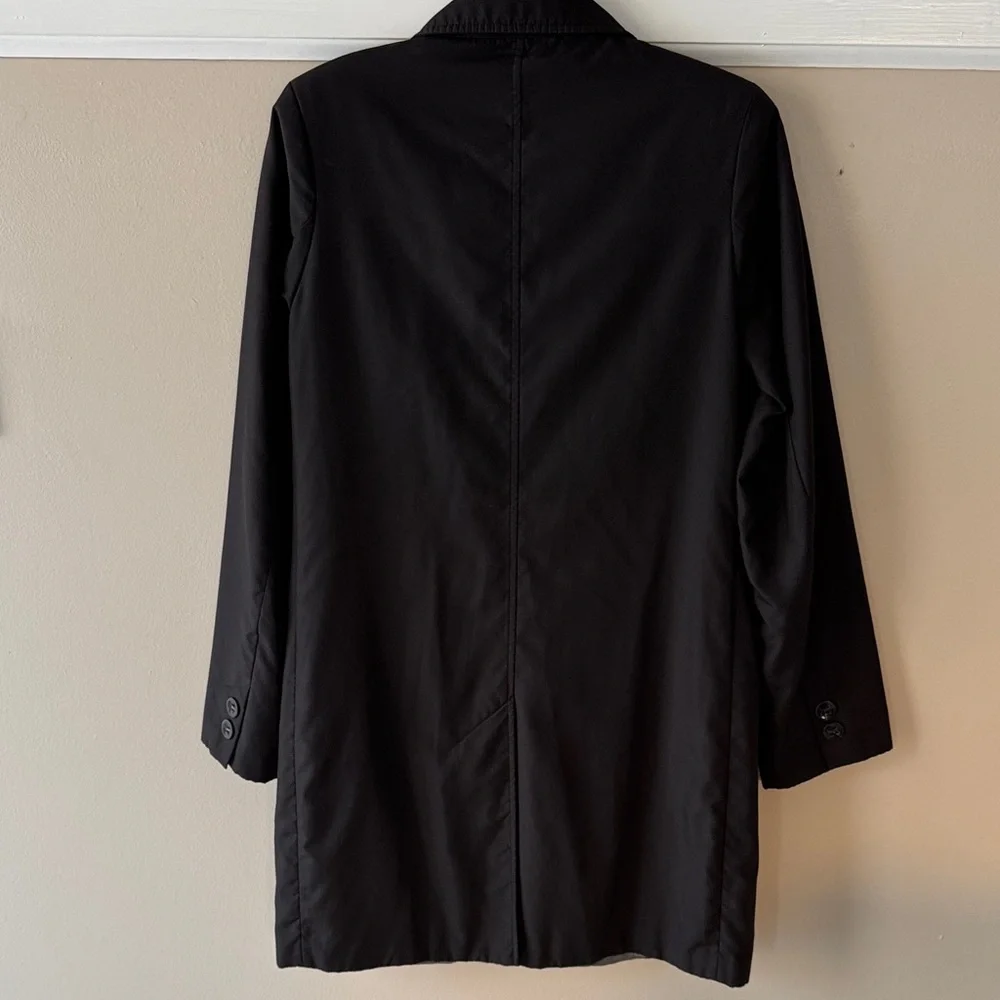 LONDON FOG Manhattan Women's Black Lined Trench Coat - Picture 5 of 14